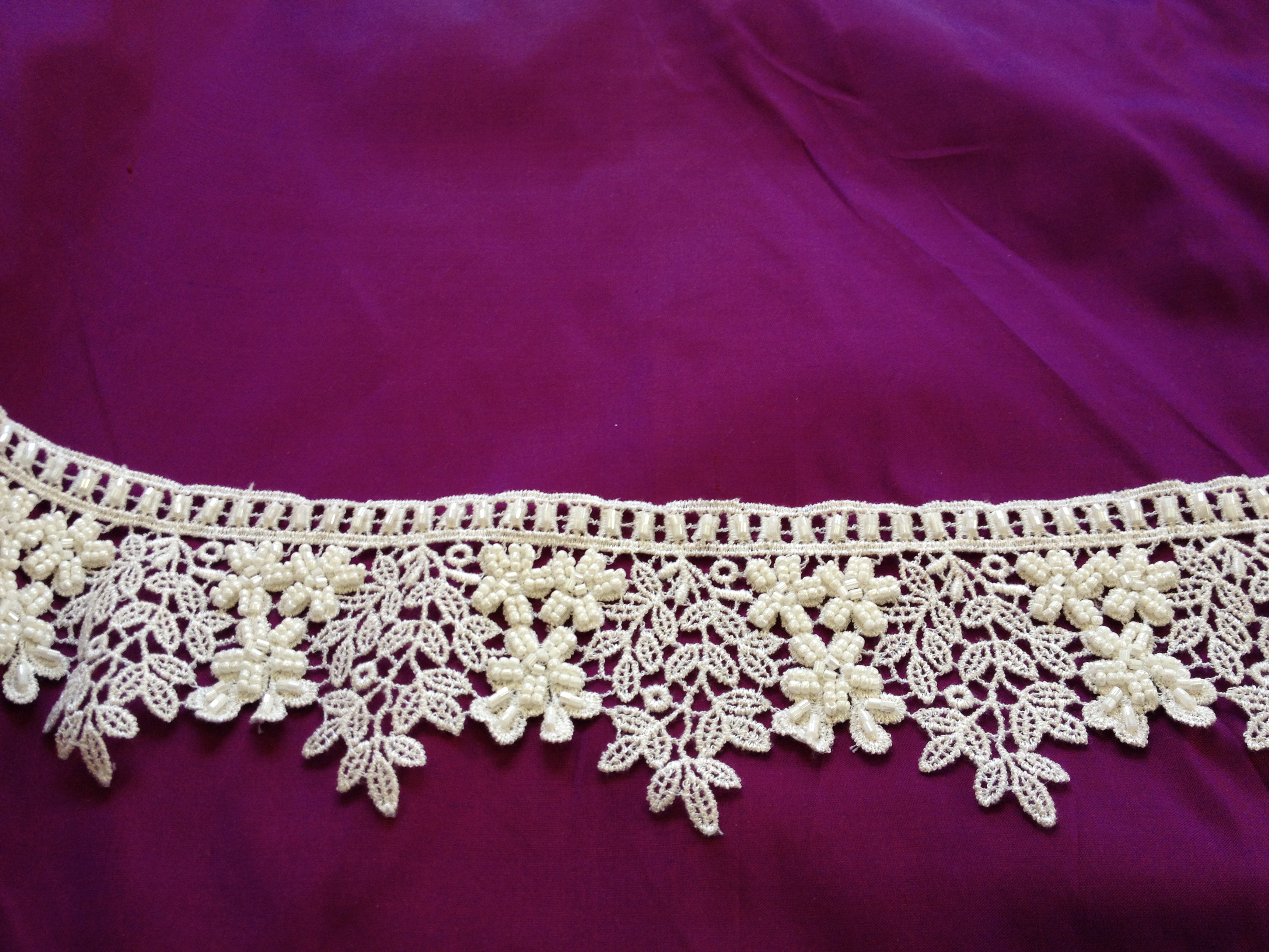 Beaded Guipure Edging - Image 1