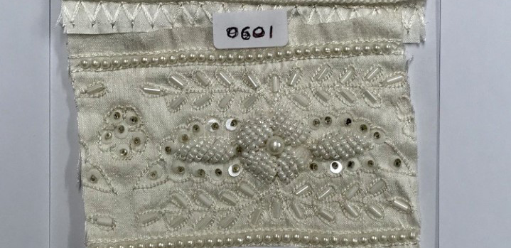 Regency Silk Embroidered Border - Image 1