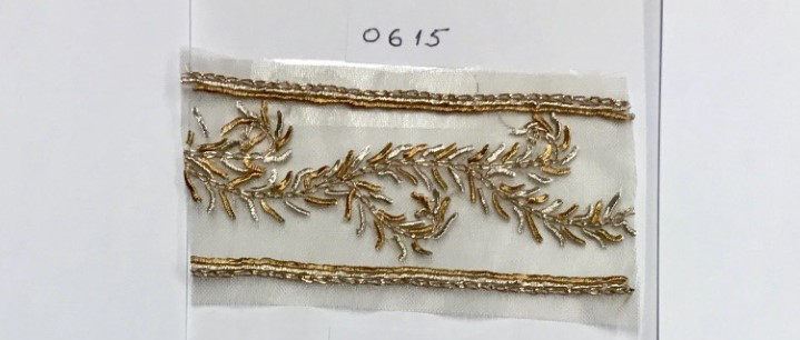 Organza Embroidered Borders - Image 1
