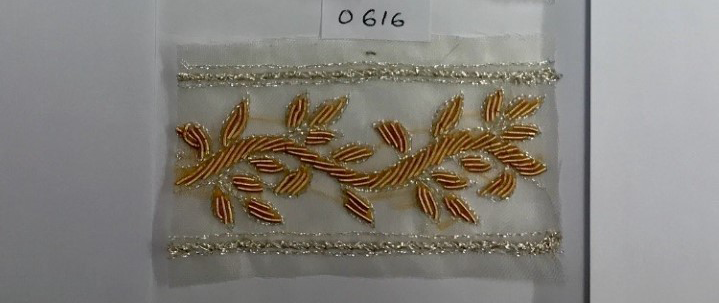 Organza Embroidered Borders - Image 1