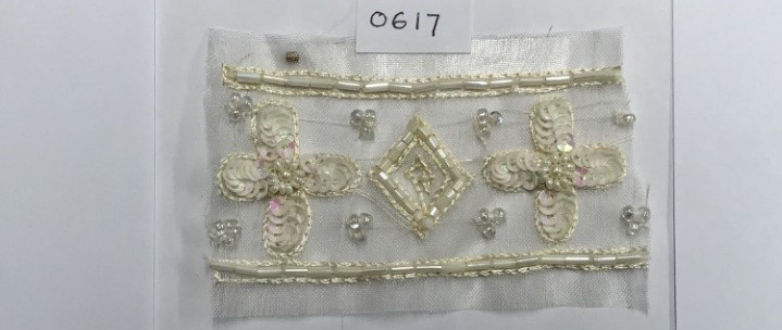 Organza Embroidered Borders - Image 1