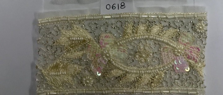 Organza Embroidered Borders - Image 1