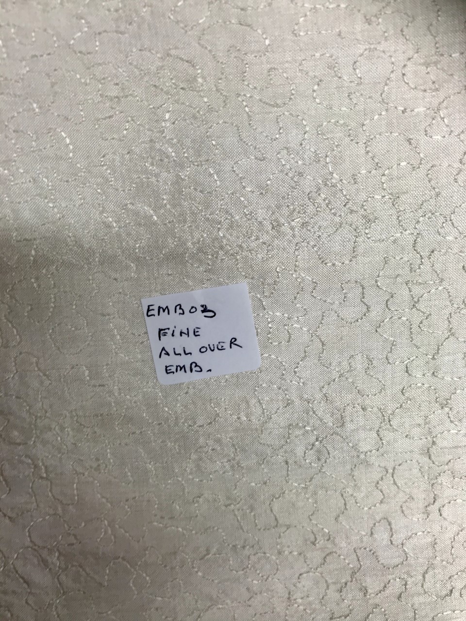 Fine All Over Embroidery - Image 1