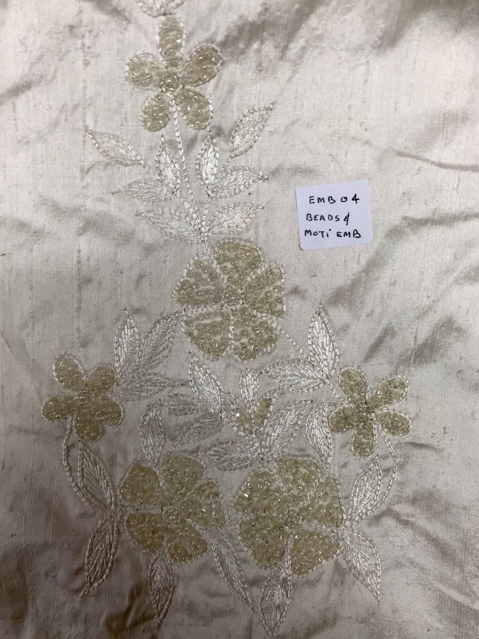 Beaded and Moti Embroidery - Image 1